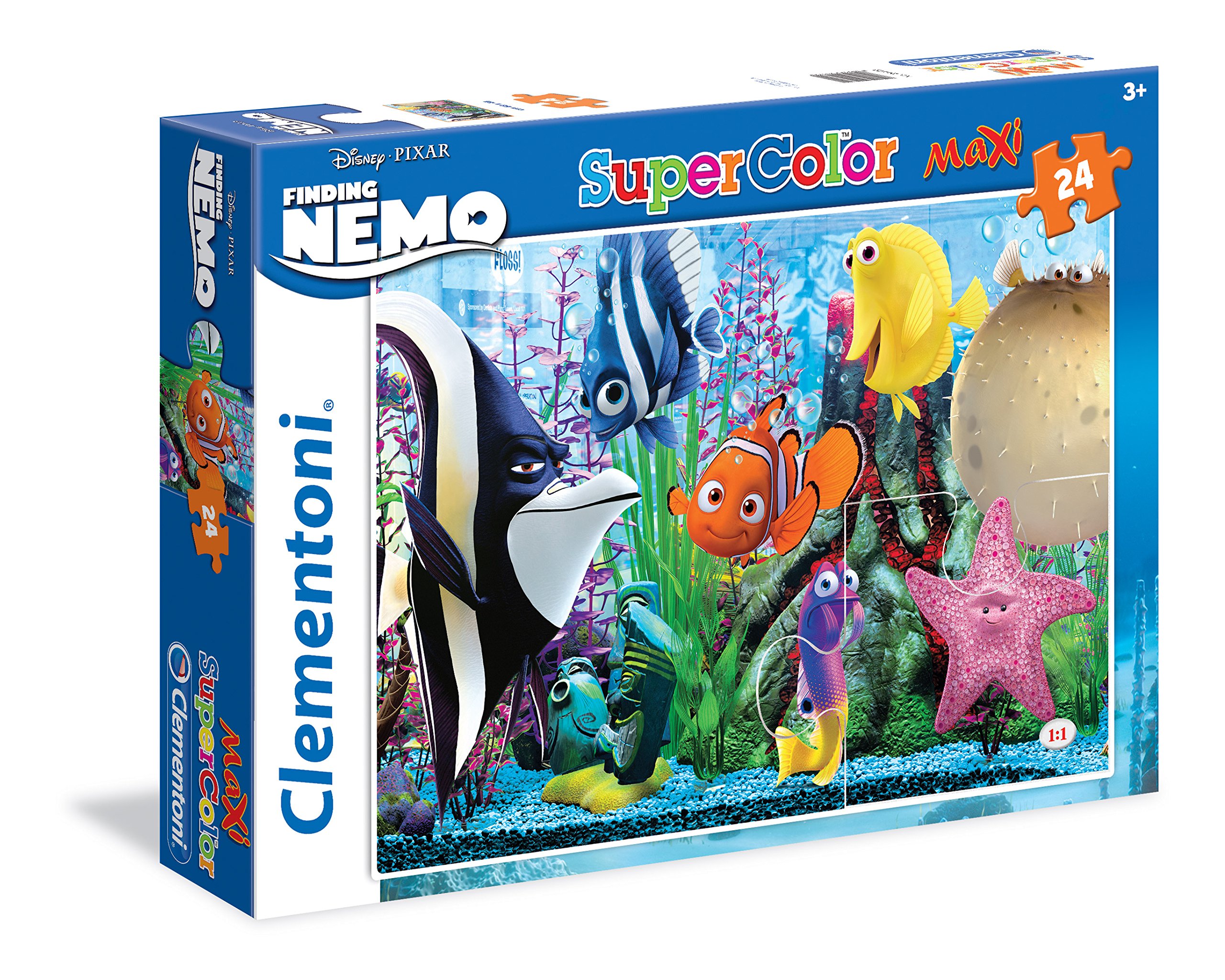 Puzzle Maxi Supercolor Finding Nemo 24 : Amazon.co.uk: Toys & Games
